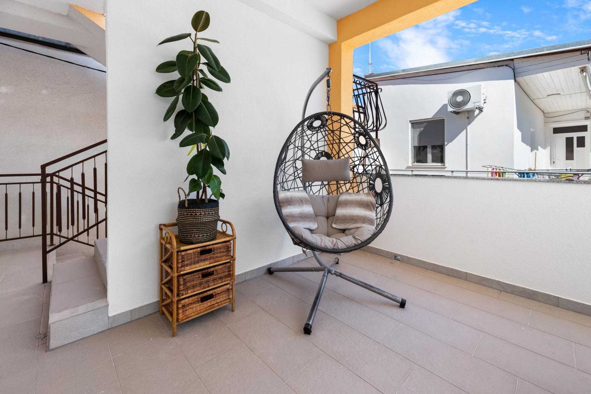 Apartman Zara Biograd Na Moru Esterno foto