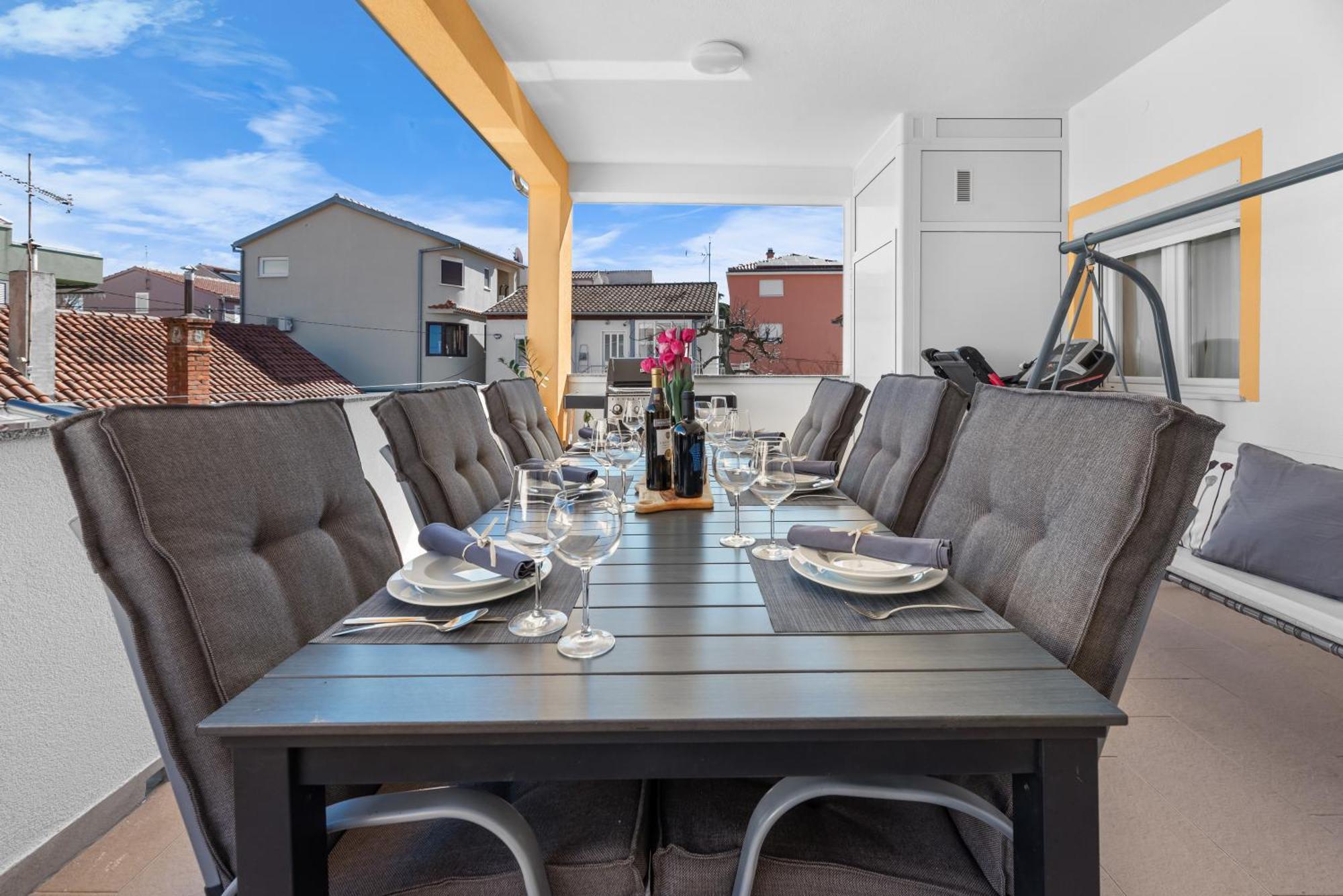 Apartman Zara Biograd Na Moru Esterno foto