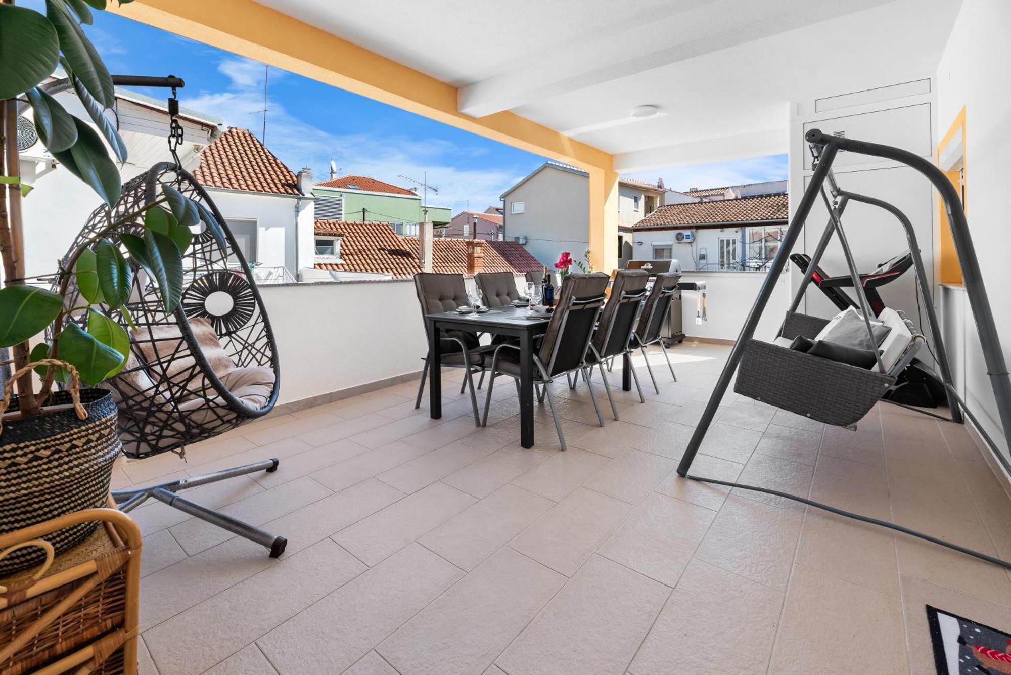 Apartman Zara Biograd Na Moru Esterno foto